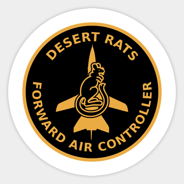 Desert Rats - Forward Air Controller Sticker by Firemission45